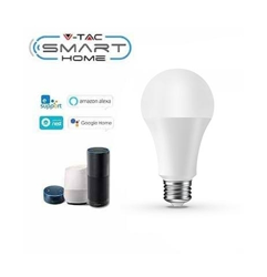 V-TAC SMART VT-5010 LAMPADINA LED WI-FI E27 9W BULB A60 RGB+W DIMMERABILE-caldo - S-DSHOP en oferta