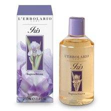 L '250ml Erbolario Iris Bath Foam características