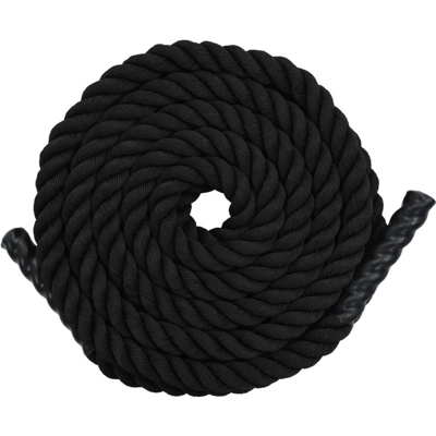 Battle Rope 12 m in Poliestere Nero - VIDAXL