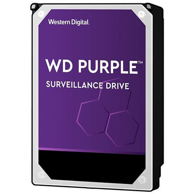 Hard Disk per Sistemi di Videosorveglianza WD Purple 6 TB 3.5'' Interfaccia Sata III 6 Gb / s Buffer 64 Mb 5400 rpm