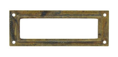 Portaetichetta Antich.45123 Mm.80X29 Ott.An**25 Pz - METAL STYLE