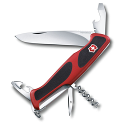 Coltellino svizzero Victorinox Rangergrip 68 bicomponente a due componenti, impugnatura a lama grande con serratura 11 funzioni 134 grammi realizzati en oferta