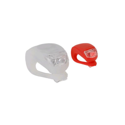 Luci Mini Per Bicicletta In Set 2 Led Rosso/Bianco - KOOPMAN precio