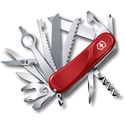 Coltellino svizzero Victorinox Evolution 28 con 23 funzioni in rosso contiene una lente di ingrandimento 2.5383. precio