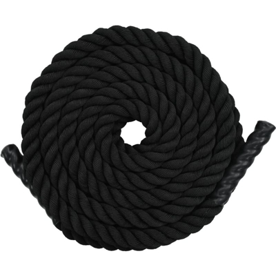 Battle Rope 15 m in Poliestere Nero - VIDAXL