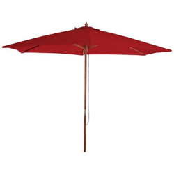 Ombrellone Giardino Spiaggia N81 Florida Ø 300cm Poliestere Bordeaux en oferta