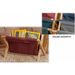 PORTARIVISTE CANVAS MARI CM.43X22X30h 4 COL. - BIGHOUSE IT en oferta