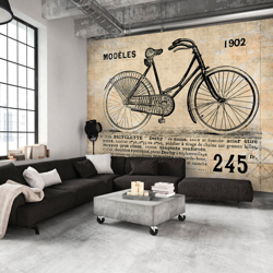 Fotomurale Bicicletta Vintage cm 300x210 Artgeist en oferta