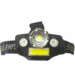 Torcia Led Frontale Testa Casco Ricaricabile Bicicletta Campeggio Bl-T842-T6 - BS precio