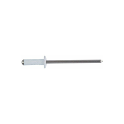 SACTO RIVETTO RIVETTI IN ALLUMINIO CHIODO ACCIAIO ZINCATO TESTA BIANCA RAL 9010-4 mm-8 mm-1000 PZ 4 mm 8 mm 1000 PZ precio