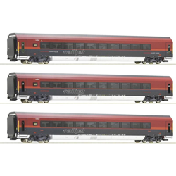 3 pz. Kit: Railjet, EBB Roco 74086 en oferta