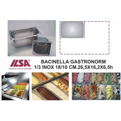 BAC. 1/4 INOX 18/10 CM.26,5X16,2X6,5h LT.1,8 - BIGHOUSE IT en oferta