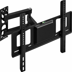 Supporto da installazione a parete per monitor 26-55″ inclinabile girevole fino a 60 kg - staffa tv, braccio tv - nero - TECTAKE precio