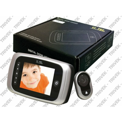 Spioncino Digitale con Videocamera VI.TEL. Oro Lucido + Cornice Oro Satinato - TELESE en oferta