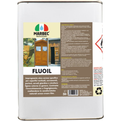 FLUOIL 5LT | Impregnante oleo-ceroso anti-degrado per legni esterni - MARBEC características