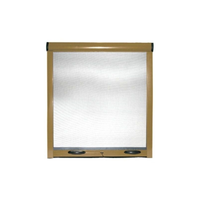 Zanzariera a rullo per finestra di casa con frizione in kit riducibile > 140x170 cm > Bronzo - SAN MARCO