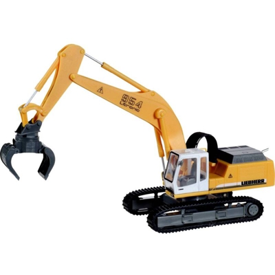 Herpa 308908 H0 Liebherr Escavatore cingolato 954 Litronic con pinza per assortimento