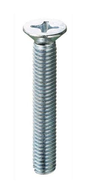 Viti A Metallo Testa Piana 5X 50 Zinc. 200 Pz - AMBROVIT