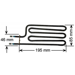 Resistenza asciugatrice Candy 850W 220V 92212281 precio