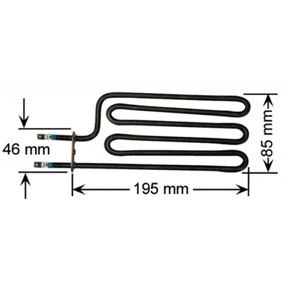 Resistenza asciugatrice Candy 850W 220V 92212281