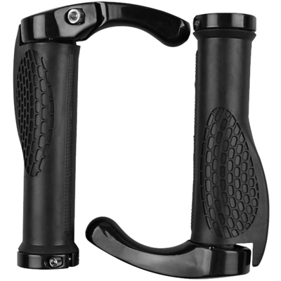 Manubrio della bicicletta impugnature ergonomiche Anti-Skid Ciclismo MTB Bike Grips bicicletta Bar Ends - ASUPERMALL