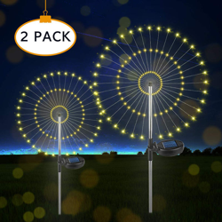 luci solari ellittiche fuochi d'artificio 90L-10CM- bianco caldo due funzioni di tenuta 8 - ASUPERMALL precio