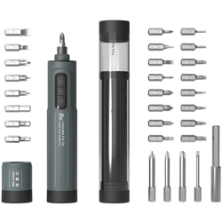 Cacciavite elettrico con 29 pezzi bit + tubo bit grigio (iFu BS1 +) - ASUPERMALL precio