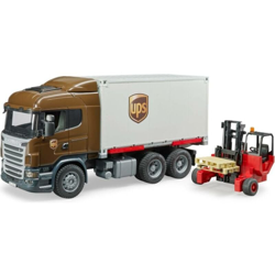 Bruder Scania R-serie UPS logistica-autocarri con carrello precio