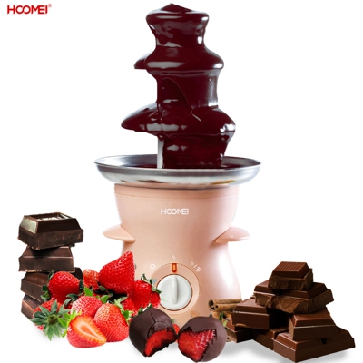 FONTANA CIOCCOLATO FUSO 30W 500ML 3 PIANI FONDUTA CIOCCOLATIERA - Hoomei