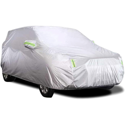 Covers Sedan Car Cover completi con striscia riflettente protezione solare protezione antipolvere UV-antigraffio universale XL - ASUPERMALL en oferta