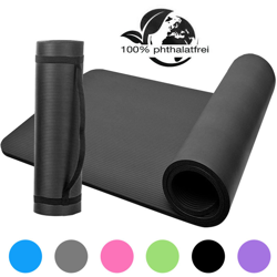 NBR Yoga Mat a cellule chiuse schiuma corpo Yoga Mat antiscivolo Materassino ginnico - ASUPERMALL precio