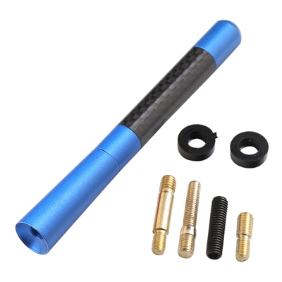 4.7 'antenna auto in fibra di carbonio blu - ASUPERMALL