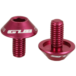 GUB 1 paio Bike Viti gabbia bottiglia M5x12mm leggera in lega di alluminio Bullone Bottle Holder per MTB della bicicletta bottiglia di acqua della características