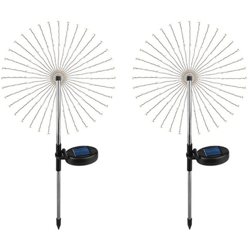 luci solari ellittiche fuochi d'artificio 150L-10CM- bianco due funzioni di tenuta 8 - ASUPERMALL precio