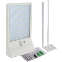 Applique solare, 3.2V 3.5W, 36 LED, 450LM, bianco, IP65 impermeabile - ASUPERMALL precio