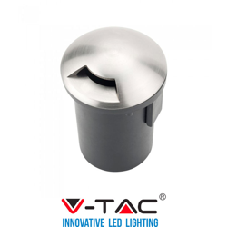 V-Tac Vt-7678-1 Segnapasso Da Interramento In Alluminio Ip67 Con Portalampada Gu 5.3 Mr16 - Sku 8567 características