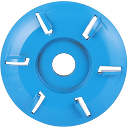 Lama per turbina per lavorazione del legno a sei denti, diametro interno 16mm diametro esterno 90mm, blu - ASUPERMALL precio