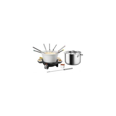 Fondue Elegance 48645 Fonduta Capacità 1.5 Litri Potenza 100 Watt Colore Silver