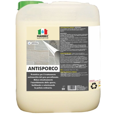 ANTISPORCO 5LT | Protettivo antimacchia per pavimenti in gres porcellanato - MARBEC