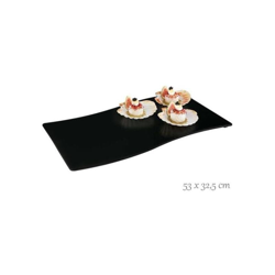 Specchio Buffet Onda Nero - YEPPON en oferta