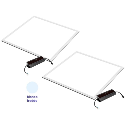 Pannello Led Quadrato Luminoso 60X60Cm 48W Plafoniera Incasso Luce Fredda Lampada - HOUSECURITY