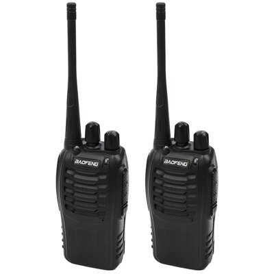 Baofeng Walkie-talkie BF-888s portatile radio a due vie con USB Charger + Auricolare esterna Interphone impermeabile due all'interno del vestito