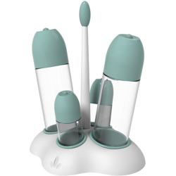 Pin-Up Set Oliera con Dosatori, Verde Acqua, 19 x 16 x 23 cm - Biesse en oferta