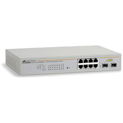 Ethernet Switch Allied Telesis WebSmart AT-GS950/8 8 Porte Gestibile - 8 x RJ-45 - 2 x Slot espansione - 10/100/1000Base-T en oferta