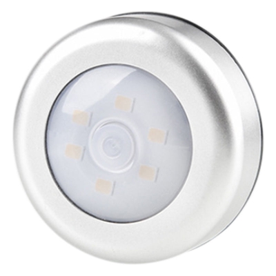 Luce per armadio, luce notturna, 6 LED, bianco caldo - ASUPERMALL