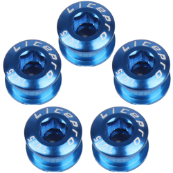 5 PCS singoli Bike Corona Bulloni in lega di alluminio della bicicletta ruota di catena Dadi Viti biciclette Accessori per la bici della strada della precio