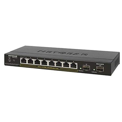 S350 SMART MANAGED PRO SWITCH 8 PORT GIGABIT ETHERNET RJ45+POE IN