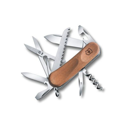 Coltellino svizzero Victorinox Evolution Wood 17 2.3911.63B1 con 13 funzioni tra cui forbici e lime per unghie presentate in blister precio