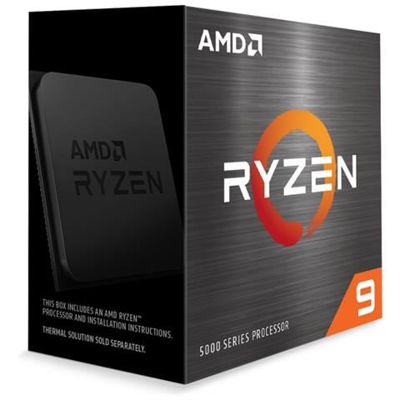 Processore Ryzen 9 5900X 12 Core 3.7 GHz Socket AM4 Boxato Moltiplicatore Sbloccato (Dissipatore Escluso)