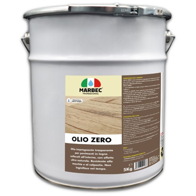 OLIO ZERO 5KG | Olio impregnante ultra-opaco per legno - MARBEC